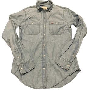 Hollister Light Blue Button Down Shirt